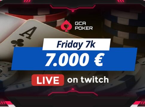 Freitag ab 21:00 Uhr -Livestream vom €70 Friday 7K Event aus dem GCA Pokerroom!