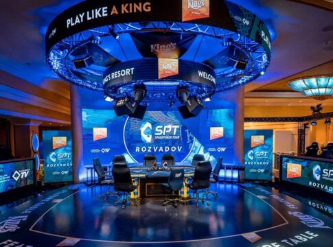 Die ersten Stacks der Spade Poker Tour im King’s werden aufgebaut!