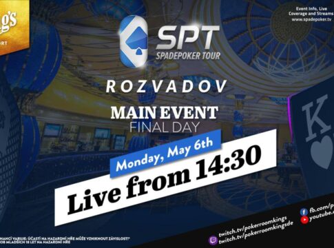 Montag ab 14:30 Uhr – Finale des €500 Spade Poker Tour Main Events aus dem King’s!