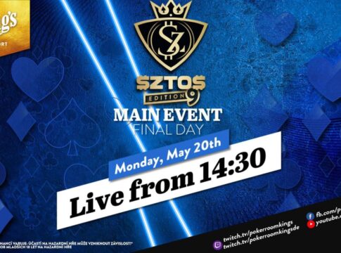 Montag ab 14:30 Uhr – Finale des €230 $ZTO$ NLH Main Events aus dem King’s!