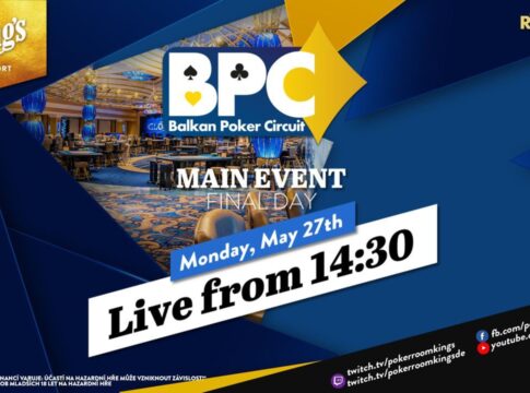 Montag ab 14:30 Uhr – Finale des €175 Balkan Poker Circuit aus dem King’s!