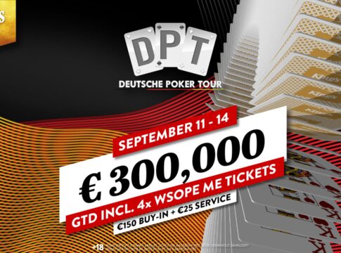 Die Deutsche Poker Tour kommt mit €348.500 an Garantien ins King’s Resort!