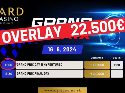 Letzte Chance auf €100.000 GTD beim Grand Prix im Card Casino Bratislava!