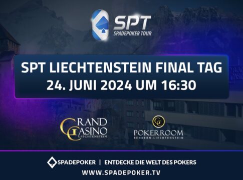 Montag ab 16:30 Uhr – Finale des CHF 500 SPT Main Events Liechtenstein!