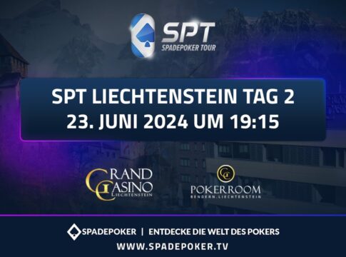 Sonntag ab 19:15 Uhr – Tag 2 des CHF 500 SPT Main Events Liechtenstein!