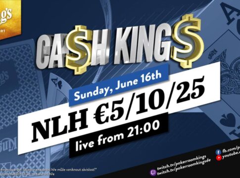Sonntag ab 21:00 Uhr – Ca$h King$ Special NLH €5/€10/€25 aus dem King’s!