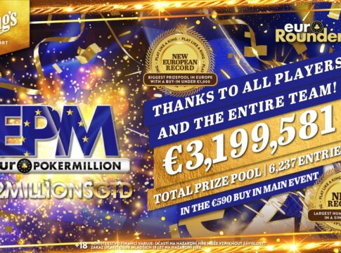 King’s EPM Main Event: €3.199.581 Rekord-Preisgeld; über €500.000 für den Sieger!