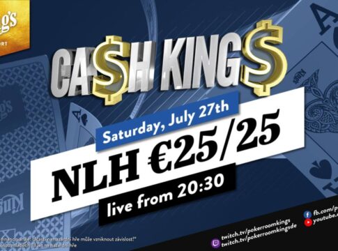 Samstag ab 20:30 Uhr – Ca$h King$ Special NLH €25/€25 aus dem King’s!