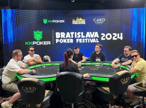 Wird er der Overlay-König von Bratislava? George King Chipleader im BPF Main Event!