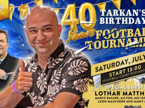 Tarkan feiert seinen 40ten Geburtstag im King’s Resort!