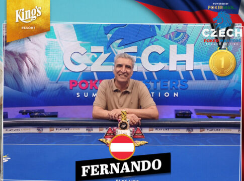 Platz 1 und €56.125 für „Fernando“ bei Czech Poker Masters Summer Edition!