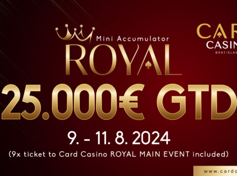 Ab heute im Card Casino Bratislava: Der Mini ROYAL Accumulator!