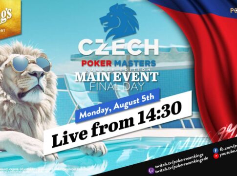 Montag ab 14:30 Uhr – Finale der €150 Czech Poker Masters aus dem King’s!
