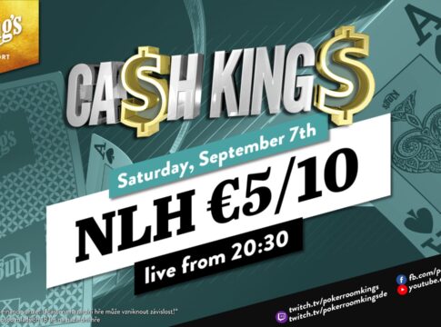 Samstag ab 20:30 Uhr – Ca$h King$ Special NLH €5/€10 aus dem King’s!