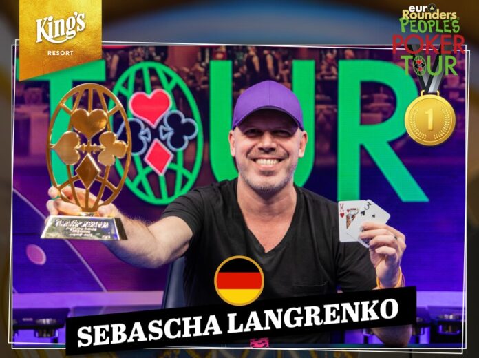 Peoples Poker Tour Rozvadov Main Event - Sebascha Langrenko - CROP