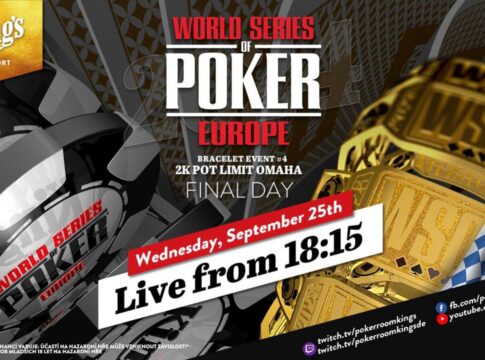 Mittwoch ab 18:25 Uhr – Finale des €2.000 WSOPE 2k PLO Events #4 aus dem King’s!