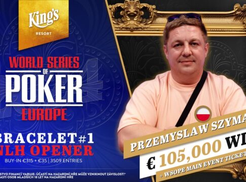 €115.530 Preisgeld! Szymanski holt das erste WSOPE-Bracelet!