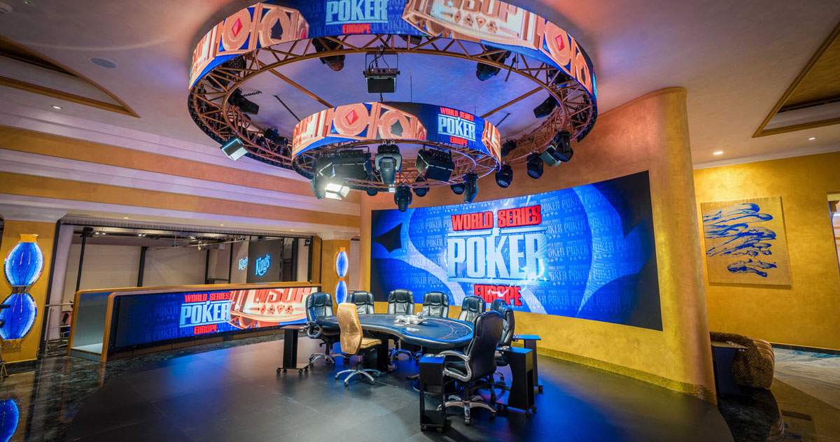 Sonntag ab 1730 Uhr Tag 2 des €1.100 WSOPC Main Events aus dem King's!