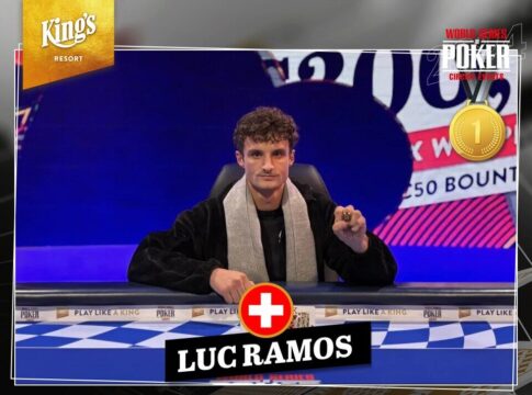 Startzielsieg für Luc Ramos beim WSOPC NLH Bounty Hunter!