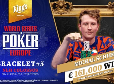 WSOPE Colossus geht an Michal Schuh aus Tschechien!