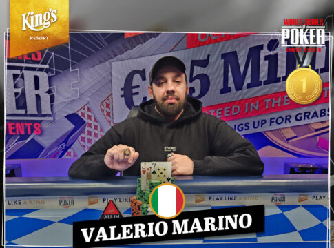Valerio Marino zieht sich den Ring im WSOPC NLH 6-Max an!