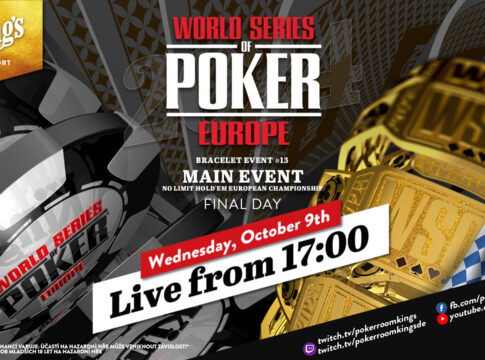 Mittwoch ab 17:00 Uhr – Final Table des €10.350 WSOPE NLH Main Events #13 aus dem King’s!