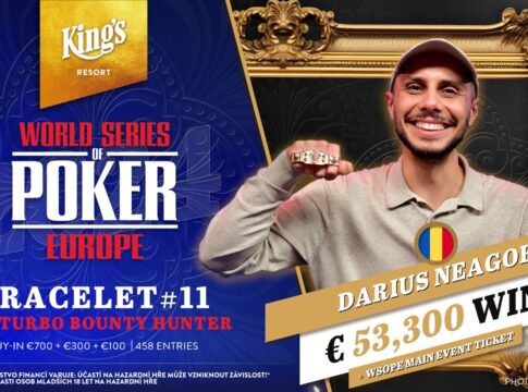 Darius Neagoe krönt sich bei WSOPE zum Bounty-König!