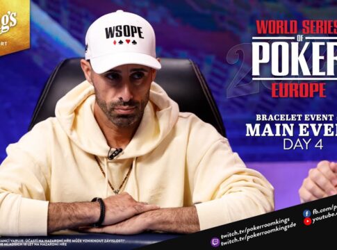 Dienstag ab 17:00 Uhr – Tag 4 des €10.350 WSOPE NLH Main Events #13 aus dem King’s!