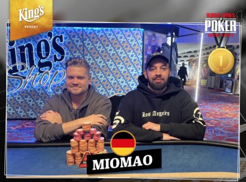 Massives WSOPC-Overlay: NLH €2k 8-Max Final Table steht / „MioMao“ gewinnt Side Event!