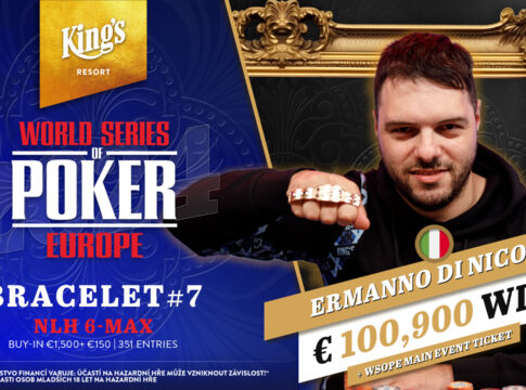 WSOPE #7: Colossus-Sieger gewinnt nächstes Bracelet im €1,650 6-Max!