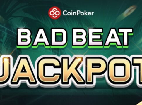 $500k Bad Beat Jackpots auf CoinPoker 2024 geknackt.