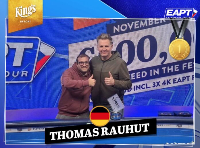 EAPT Rozvadov High Roller Bounty - vlnr Georgios Kyritsis, Thomas Rauhut - CROP