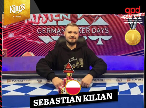Sebastian Kilian ist der Mystery-Bounty-König der German Poker Days!