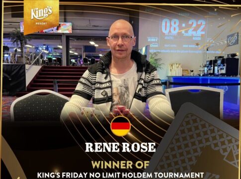 Overlay und Sieg für René Rose beim Friday NLH im King‘s!