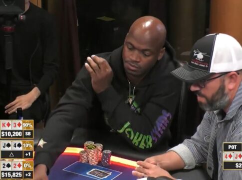 Übler Bad Beat für Ex-NFL-Star Adrian Peterson bei Hustler Live!