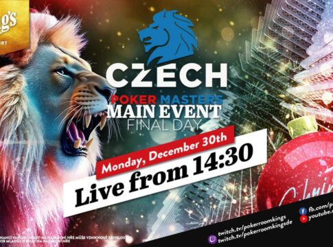 Montag ab 14:30 Uhr – Finale der €150 Czech Poker Masters Christmas Edition aus dem King’s!
