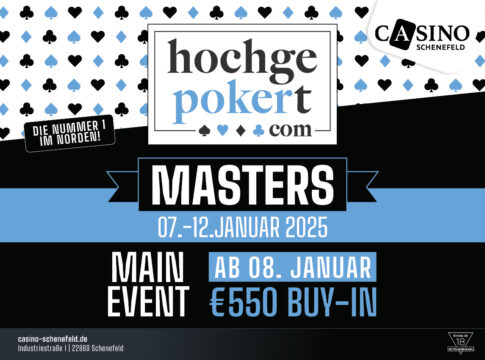 Countdown zu den Hochgepokert Masters im Casino Schenefeld