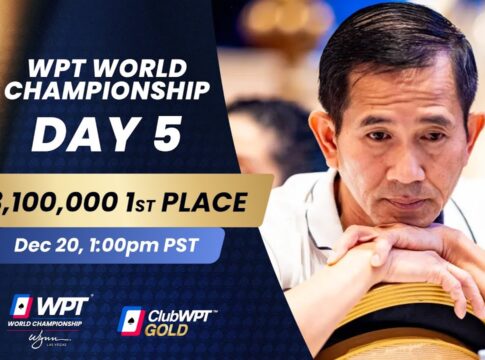 Freitag ab 22:00 Uhr – Livestream vom Tag 5 der $10.400 WPT World Championship!