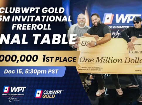 Montag ab 02:30 Uhr – Livestream vom Finale des ClubWPT Global $5M Freeroll!