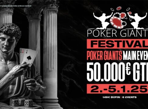 2025 beginnt mit dem Poker Giants Festival und 75k gtd. im GCA!