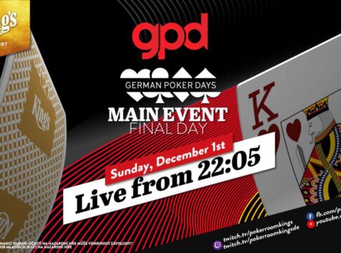 Sonntag ab 22:05 Uhr – Finale des €199 German Poker Days Main Events!