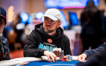 WSOP #23 – „pads“ auch ohne Patch auf Erfolgskurs im $10.000 Seven Card Stud Championship! CoinPoker Ambassador Patrick Leonard