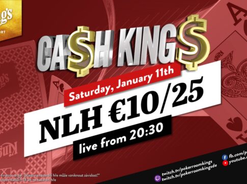 Samstag ab 20:30 Uhr – Ca$h King$ Special NLH €10/€25 aus dem King’s!