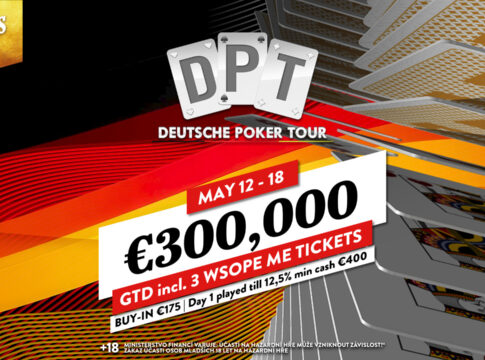 Beim €175 DPT Main Event im King’s um garantierte €300.000 spielen!