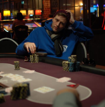 Statt Zweiter, letzter im Chipcount: 