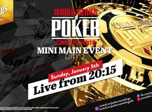 Sonntag ab 20:15 Uhr – Tag 2 der €250 WSOP Circuit Mini Main Events #2 aus dem King’s!