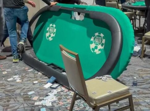 Umgeworfene Tische! Chaos bei der WSOPC Cherokee!