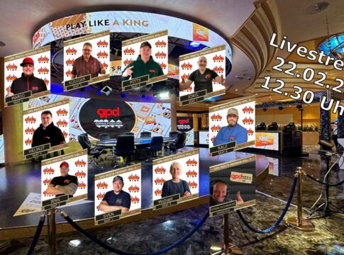 Samstag ab 12:30 Uhr – Livestream GPD meets PS Poker Mainz Vol. III!
