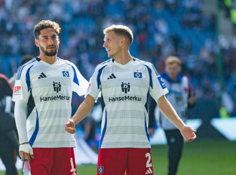 Fußball 2. Liga – Tor-Kombi bei HSV – Kaiserslautern und Hertha – Nürnberg