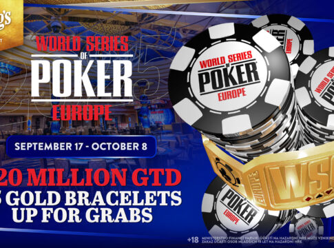 World Series of Poker Europe (WSOPE) kommt mit 15 Bracelets und €20.000.000 GTD ins King’s Resort!